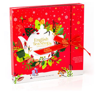 Christmas Organic Herbal Tea Advent Calendar | 25 Bag Tea Selection Book Style