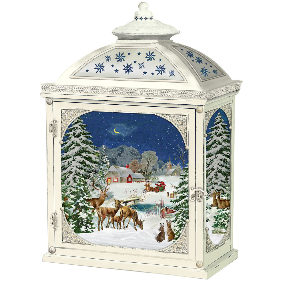 Winter Wildlife Lantern Christmas Advent Calendar Traditional Advent