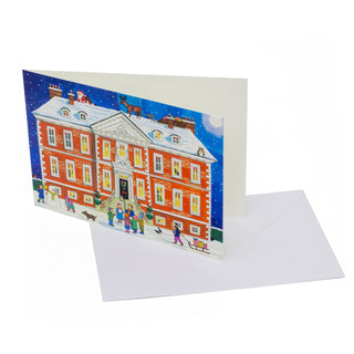 Country House Christmas - Christmas Advent Calendar Greetings Card & Envelope