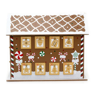 Gingerbread House Advent Calendar | 24 Drawer Christmas Calendar - 27x32cm