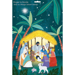 Away in a Manger Christmas Advent Calendar | Religious Nativity Advent Calendar