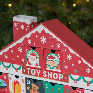 Santa's Toy Shop Christmas Advent Calendar | Fill Your Own Calendar - 41x39cm