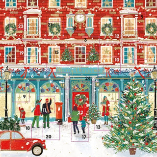 Merry Christmas Advent Calendar | Traditional Picture Advent Calendar - 23cm