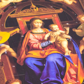 Christmas Advent Calendar Enthroned By Angels | Religious Advent Calendar