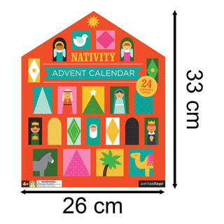 Childrens Nativity Advent Calendar | 3D Christmas Scene with Nativity Figures