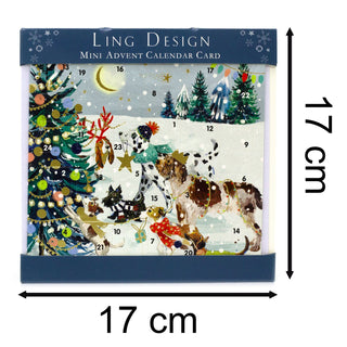 Christmas Time - Christmas Advent Calendar | Advent Greetings Card & Envelope