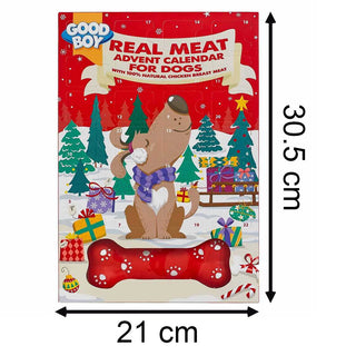 Real Meat Treats Christmas Advent Calendar for Dogs | Pet Treat & Toy Calendar