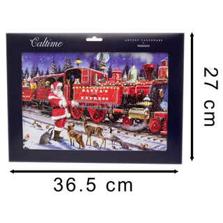 Christmas Advent Calendar Santa's Express | Christmas Train Advent Calendar