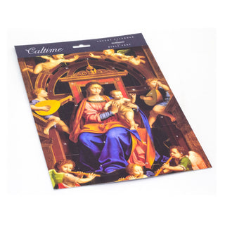 Christmas Advent Calendar Enthroned By Angels | Religious Advent Calendar