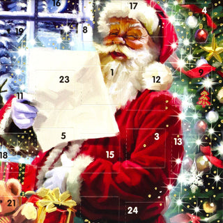 Santa's List - Christmas Advent Calendar | Advent Greetings Card & Envelope