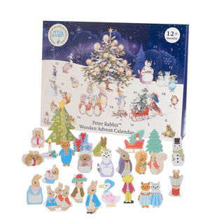 Children's Wooden Peter Rabbit Playset Countdown To Christmas Advent Calendar