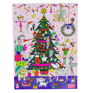 Christmas Tree & Dogs Christmas Advent Calendar Children's Traditional Calendar