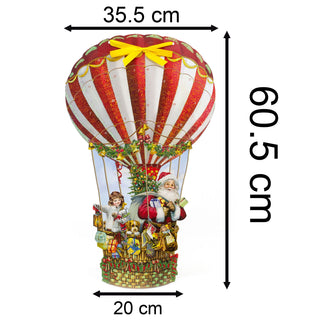 Hot Air Balloon Christmas Advent Calendar | Traditional Santa Advent Calendar