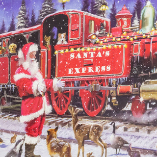 Christmas Advent Calendar Santa's Express | Christmas Train Advent Calendar