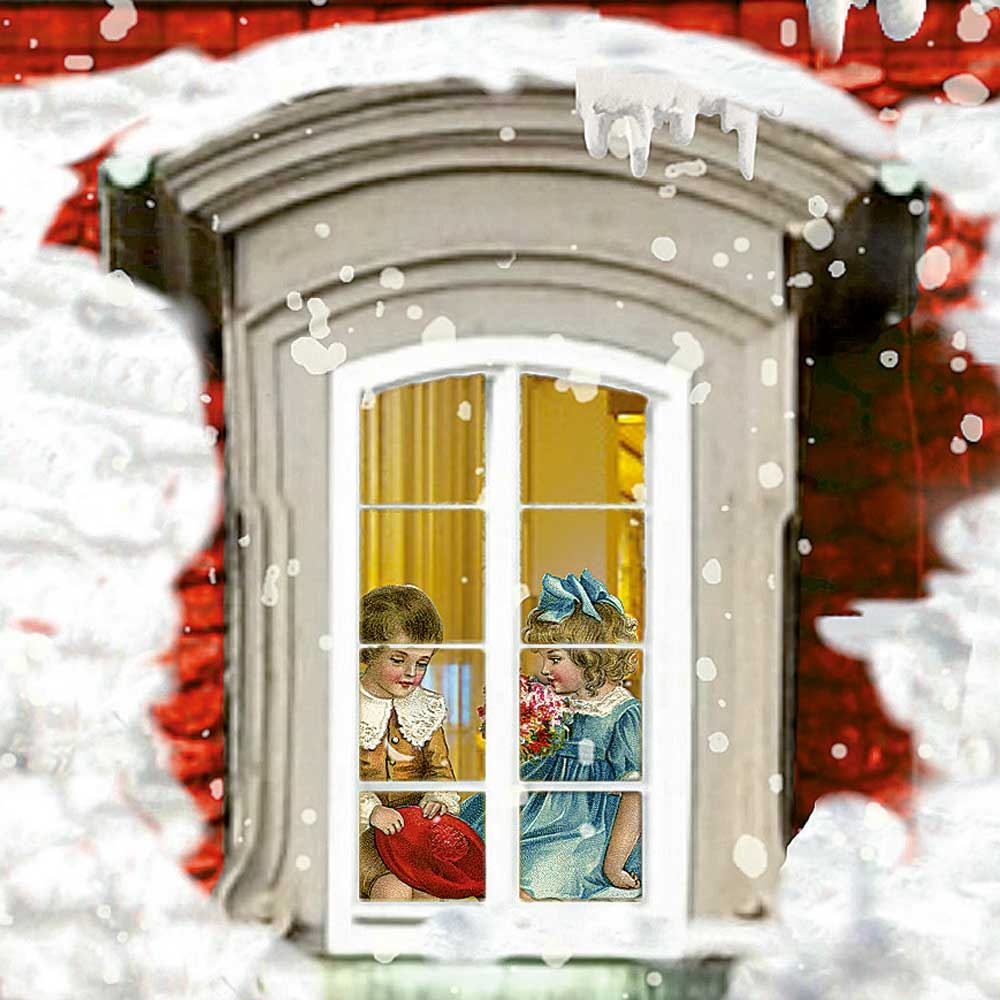 Traditional Christmas Advent Calendar Victorian House Advent Calenda