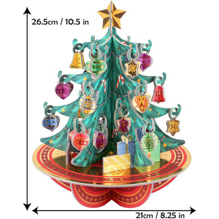 3D Christmas Tree Advent Calendar | Pop-Up Pirouette Countdown Calendar