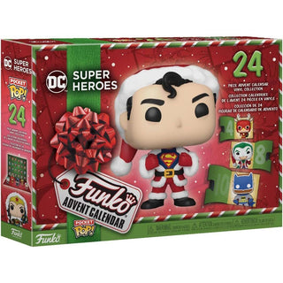 Funko Pop DC Superheroes Christmas Advent Calendar Kids Collectable Pocket Pops