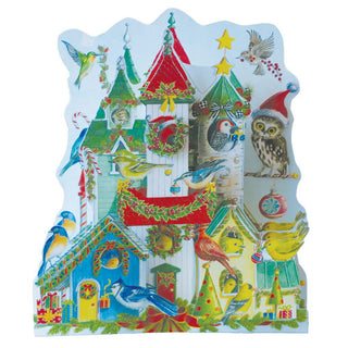 Pop-up 3D Birdhouses Christmas Advent Calendar | Freestanding Advent Calendar