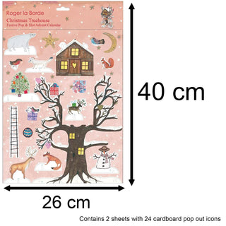 Christmas Treehouse 3D Pop & Slot Freestanding Christmas Tree Advent Calendar