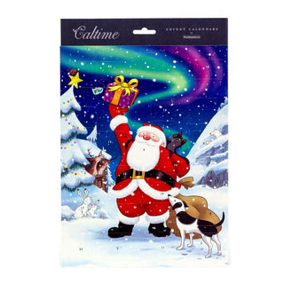 Father Christmas Advent Calendar | Santa Christmas Advent Calendar - 32.5x24.5cm