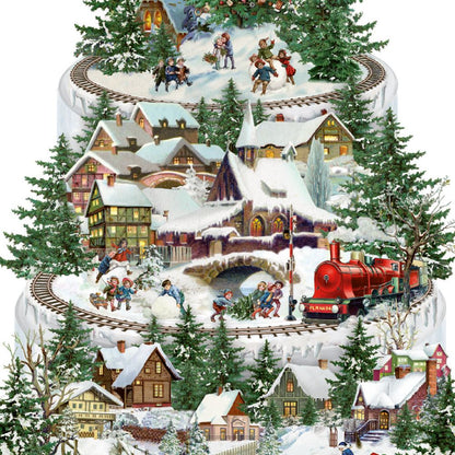 Christmas Advent Calendar The Christmas Railway Train | Picture Advent Calendar
