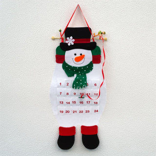 Snowman Christmas Advent Calendar | Fill Your Own Kids Advent Calendar - 71cm