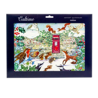 Woodland Post Christmas Advent Calendar | Animal Advent Calendar - 36x27cm