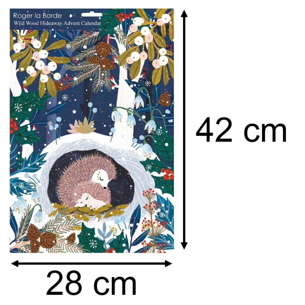 Christmas Advent Calendar Wildwood Hideaway Hedgehog Picture Advent